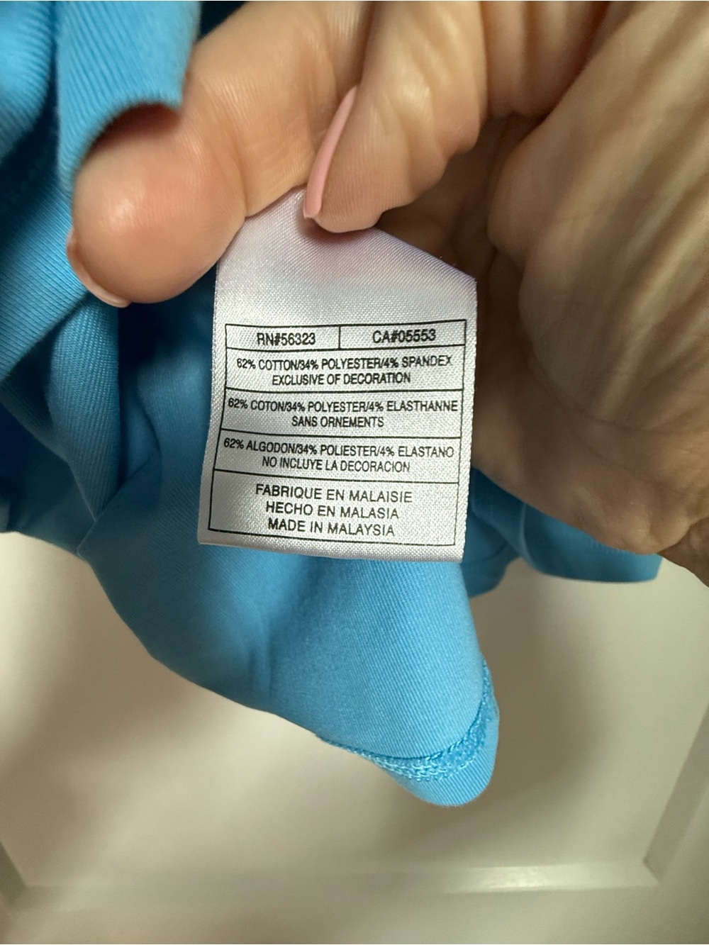 Nike Women's Turquoise Short Sleeve Performance Tee - Picture 5 of 5